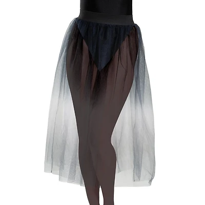 Tutu ombré pour femme noire/argenté