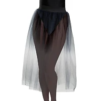 Tutu ombré pour femme noire/argenté