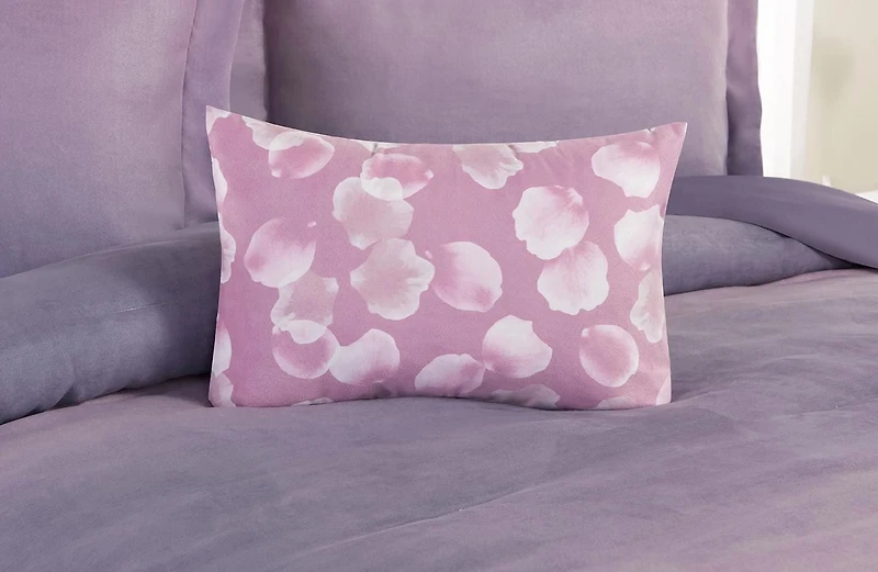 5 Piece Purple Ombre Comforter Set