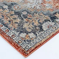 Pescara Blue and White Woven Area Rug
