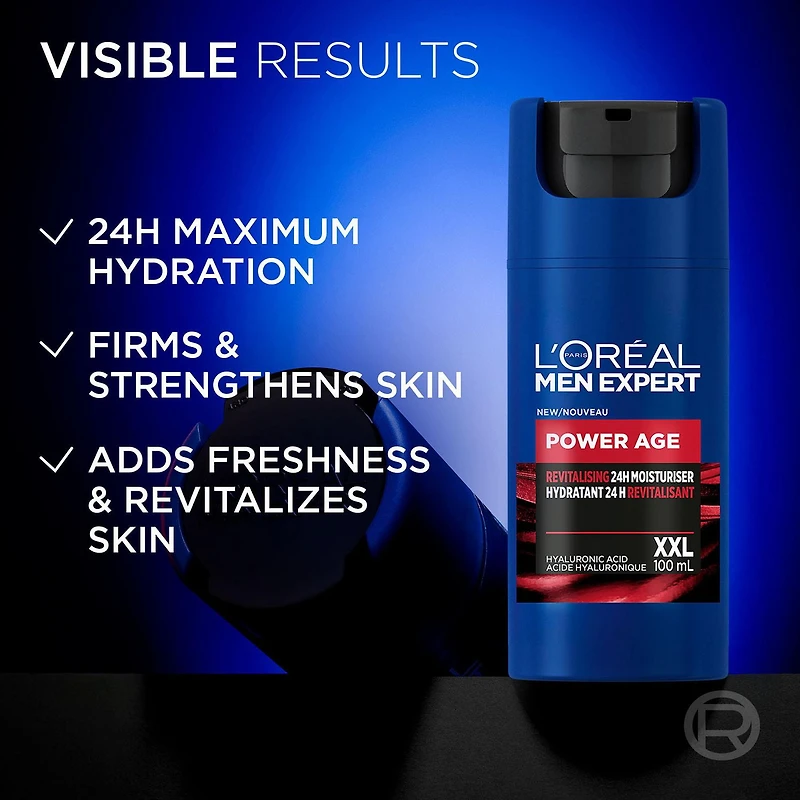 L'Oréal Paris Men Expert Power Age XXL Hydratant quotidien pour hommes, 100ml