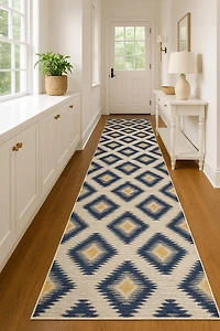 Tapis moderne ikat de la collection Savannah de Rug Branch