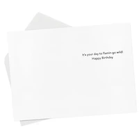 Hallmark Birthday Card (Flamingo)