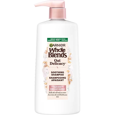 GARNIER Whole Blends Oat Delicacy Doux pour le cuir chevely sensible Shampooing, 828 mL