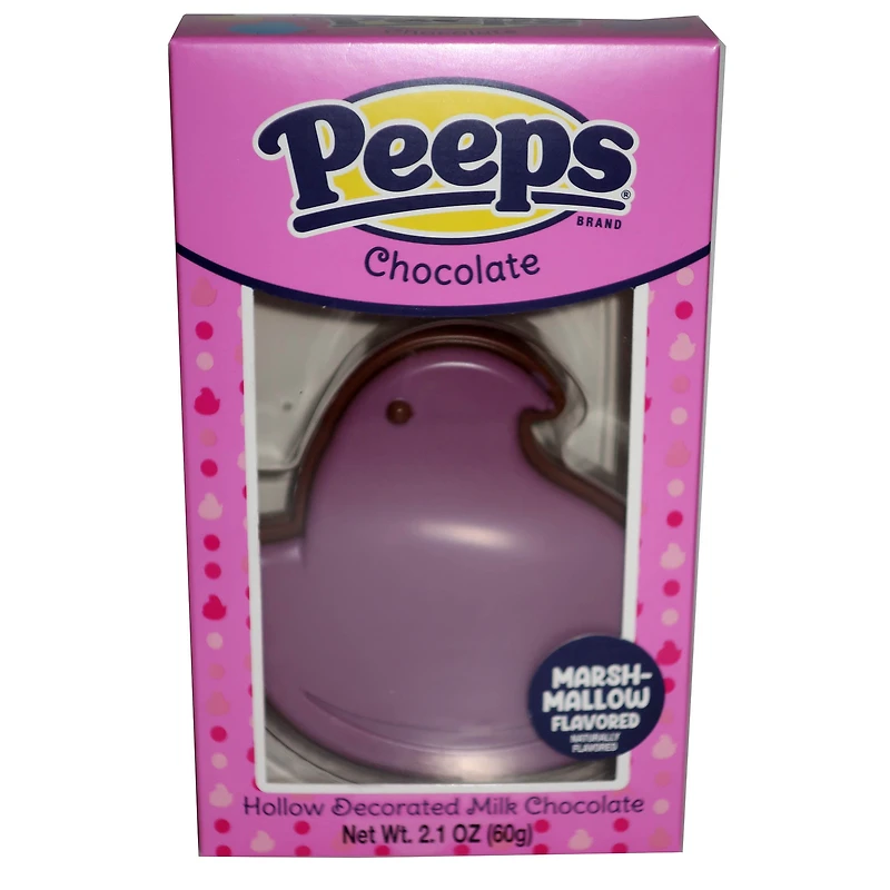 Peeps Hollow Milk Chocolate Chick 60g Marshmallow Flavoured