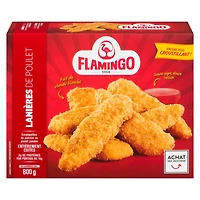 DISCONTINUE Lanières de poulet panées Flamingo avec sauce aigre-douce, entièrement cuites