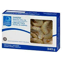 Ocean Dragon Shrimp, Headless, Shell-On, 340g