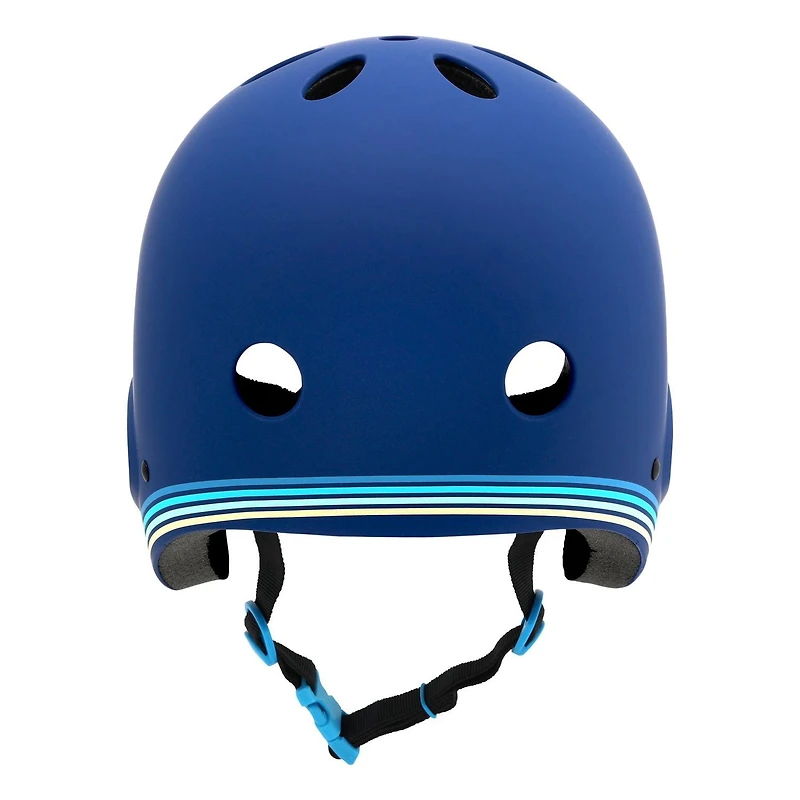 Krash Youth Full Speed Pin Stripe Blue Helmet