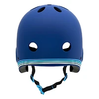 Krash Youth Full Speed Pin Stripe Blue Helmet