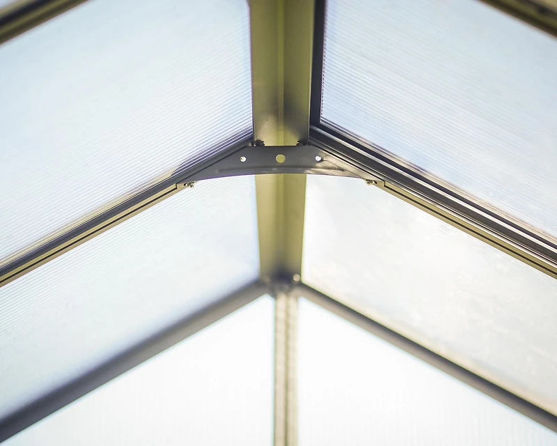 CANOPIA par PALRAM Glory Ensemble de serre haut de gamme de 8 pi x 12 pi - Gris