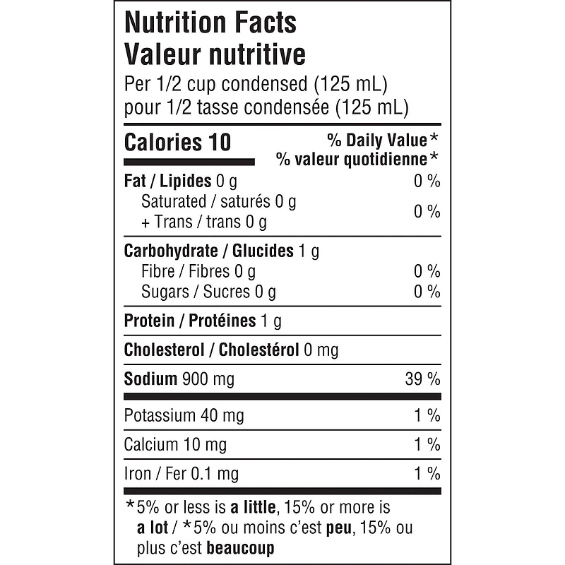 Bouillon de poulet condensée de Campbell'sMD, longue conservation