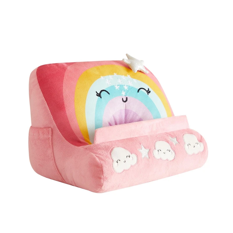 Heritage Kids Rainbow Plush Bean Tablet Pillow