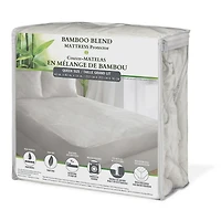 Safdie & Co. Protège-Matelas T Bamboo Jacquard Blanc