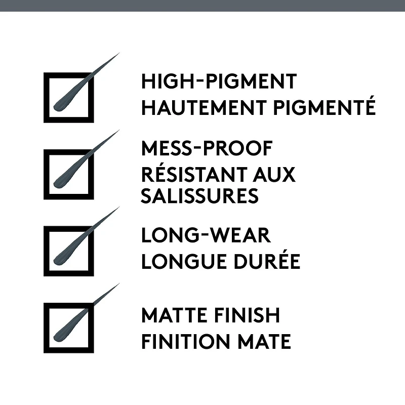 COVERGIRL Traceur Liquide Perfect Point Plus, Pas de bavures, pointe precise, tenue jusqu'à 12 heures, 100% Sans Cruauté Traceur liquide pour les yeux