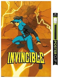 Invincible: Season 3 - Blue Suit Teaser One Sheet Wall Poster, 22.375" x 34"