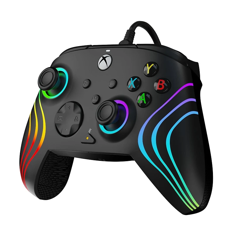 PDP Afterglow™ Wave Wired Controller: Black - Xbox Series X|S, Xbox One, & Windows 10/11 PDP AG Wave W CNTRL Black