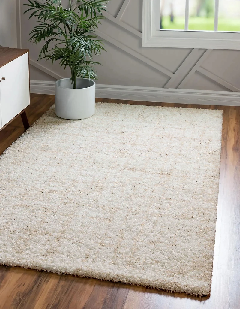 ECARPET Playa Tapis Contemporain / Moderne, Doux & Shaggy pour Salon, Chambre, Salle A Manger, Entrée, Couloir et Plus Encore.