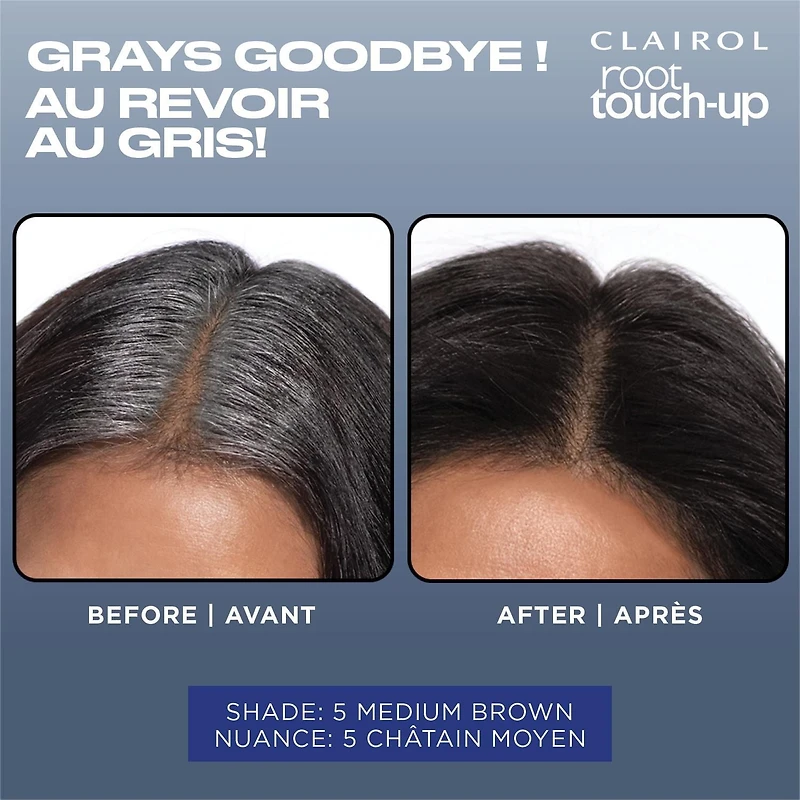 Retouche-racines permanente Clairol Root Touch-Up, #1 retouche-racines au Canada Couvre le gris à 100% !