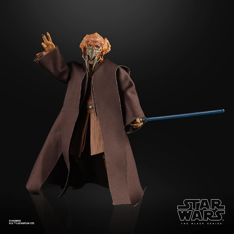 Star Wars The Black Series Plo Koon Toy 6-inch Scale Star Wars: The Clone Wars Collectible Action Figure, Toys for Kids Ages 4 and Up