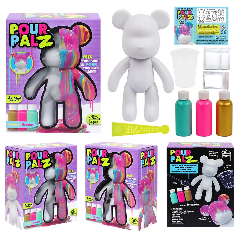 Grand ours à peindre Pour PalZ - Rêve doré