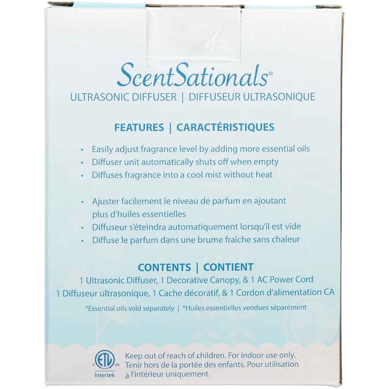Diffuseur 100 mL ScentSationals - Audrianne Diffuseur de brume fraîche