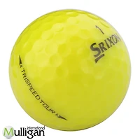 Mulligan - 12 Srixon TriSpeed Tour - 5A Recycled Used Golf Balls, Yellow