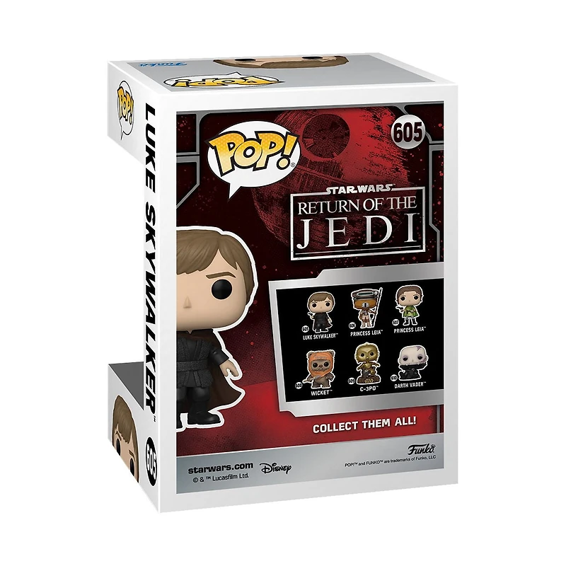 Funko Pop! Star Wars: Return of the Jedi 40E Anniversaire - Luke Skywalker Bobblehead En Vinyle