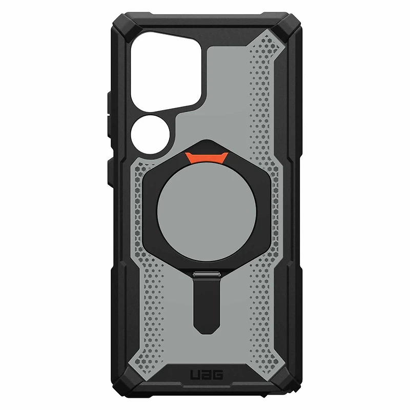 UAG Plasma XTE Rugged Kickstand Case Black/Orange for Samsung Galaxy S25 Ultra