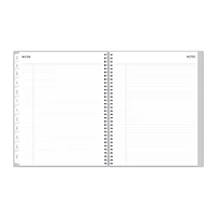 Agenda hebdomadaire/mensuel 2024, 8,5 po x 11 po, Blue Sky, Gris