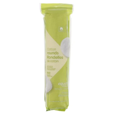 Rondelles de coton biologique Equate Beauté Paquet de 100