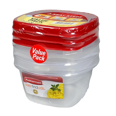 Rubbermaid Ensemble de 6 emballages contenant les aliments