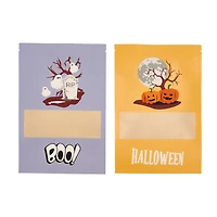 Way-to-Celebrate 20-Piece Kraft Paper Treat Bag Set – Halloween Decors, Orange and Purple, WAY-TO-CEL PL TREAT BAGS