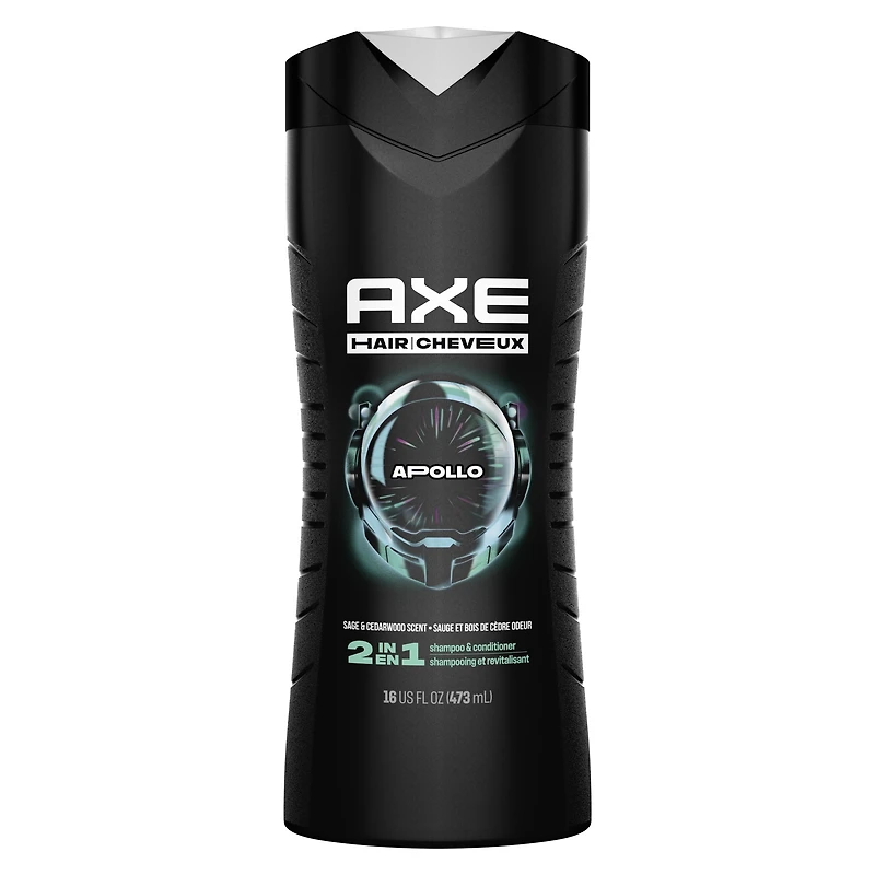 AXE Apollo 2-in-1 Shampoo and Conditioner, 473ml Shampoo