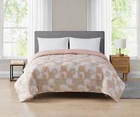 Mainstays Geometric Reversible Comforter Double/Queen, MAINSTAYS PL MS GEO COMF DBL/QN