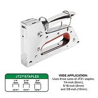 Arrow JT27 Light Duty Staple Gun, Uses Three Sizes of Staples