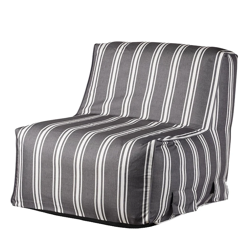 Chaise Gonflable Hometrends - bande grise