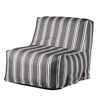 Chaise Gonflable Hometrends - bande grise