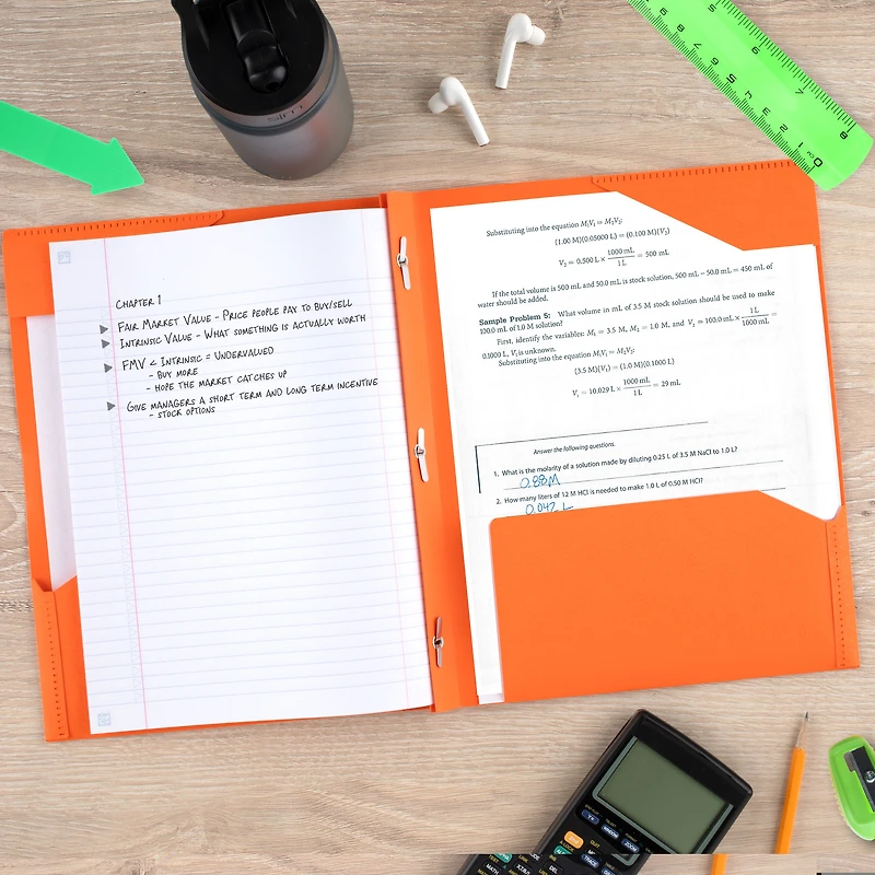 Porte-document Advance Stay-Put Five Star orange