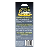 California Scents Palms Paper Tropical Colada Air Freshener, Palms Paper Tropical Colada