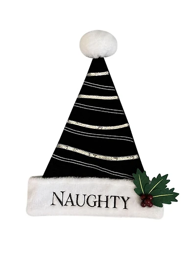 Holiday Time Santa Hat With Funny Saying