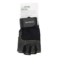 GoZone PRO Weight Gloves – Wrist Wrap Style – L/XL – Black/Lime, With foam padding