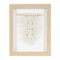 Œuvre d'art encadrée de Macramé tissé Design 1 hometrends