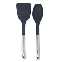 Oster Hawke 14 Piece Aluminum Cookware Set W/ Felts, Blue Sapphire