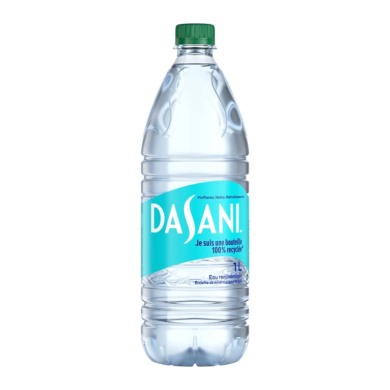 Dasani Water Bottle, 1 Liter, 500 mL