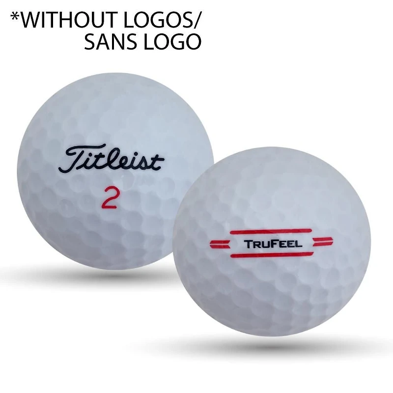 Mulligan - 48 balles de golf récupérées Titleist Trufeel 5A Pristine, Blanc
