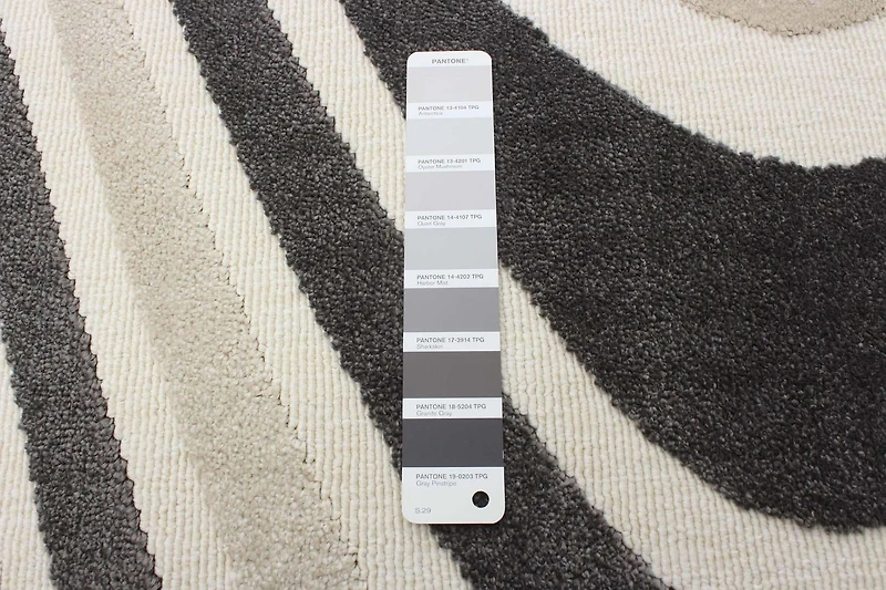 ECARPET Modern Area Rug for Dining Room, Living Room, Bedroom or Den Zuma Taupe
