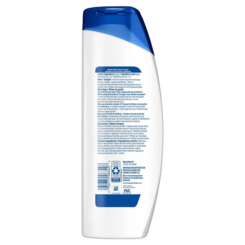 Head & Shoulders Old Spice Pure Sport 2-in-1 Anti-Dandruff Shampoo + Conditioner for Men