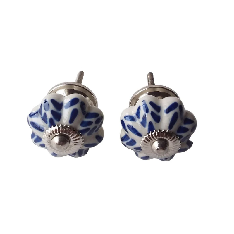 IH Casa Decor Decorative Ceramic Knob Set Of 2 Rice - Set of 3