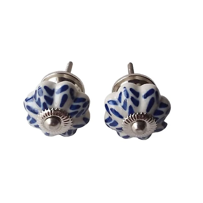 IH Casa Decor Decorative Ceramic Knob Set Of 2 Rice - Set of 3