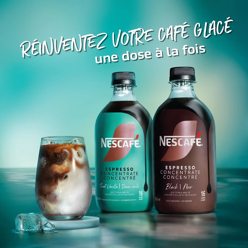 Nescafe Espresso concentré Douce vanille, Concentré de café aromatisé